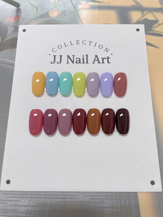 Transfer Film Press On Nails: Reusable Custom Shape Set