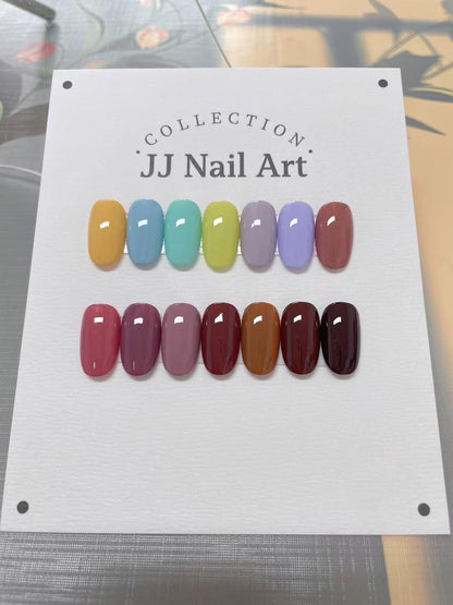 Transfer Film Press On Nails: Reusable Custom Shape Set
