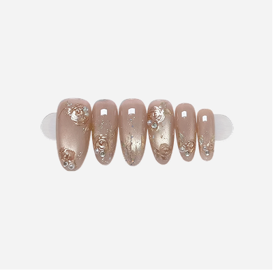 Gold Roses Cat Eye