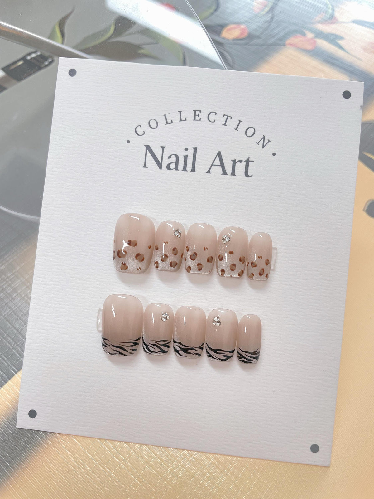 Handmade 3D Fruit Press On Nails: Reusable Gel Nail Art