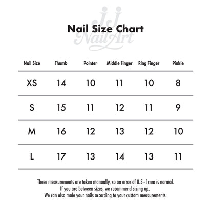 Hand-Painted Floral Press On Nails: Reusable Custom Nail Set