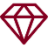 Diamond symbol on a red background